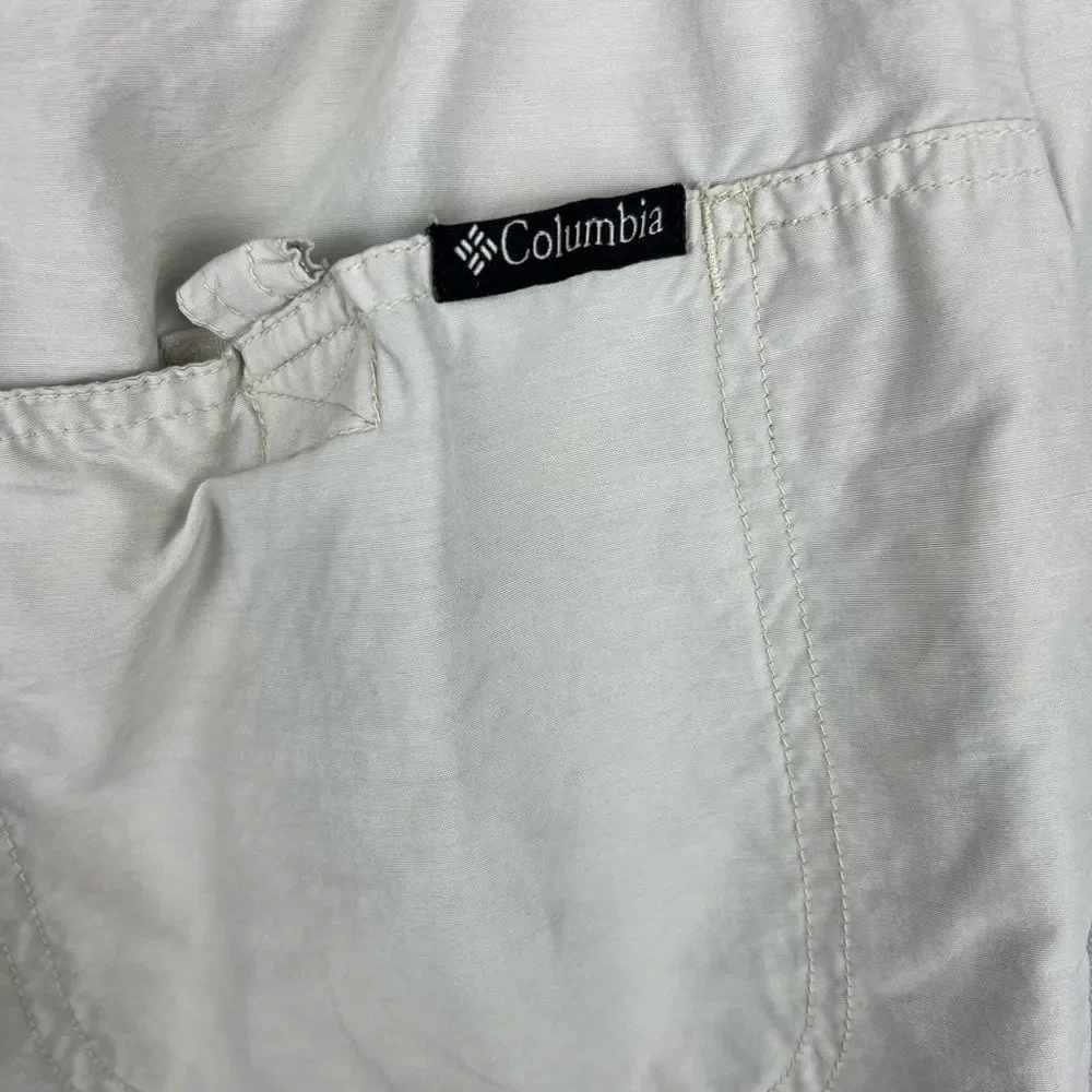 Columbia hiking pants drawstring medium 32 inseam bungee leg